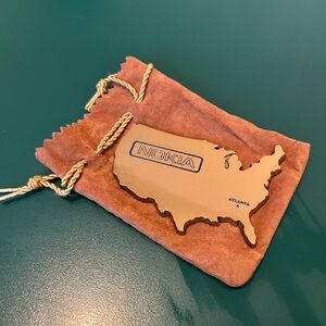 Nokia Promotional Paperweight with
Leather Pouch